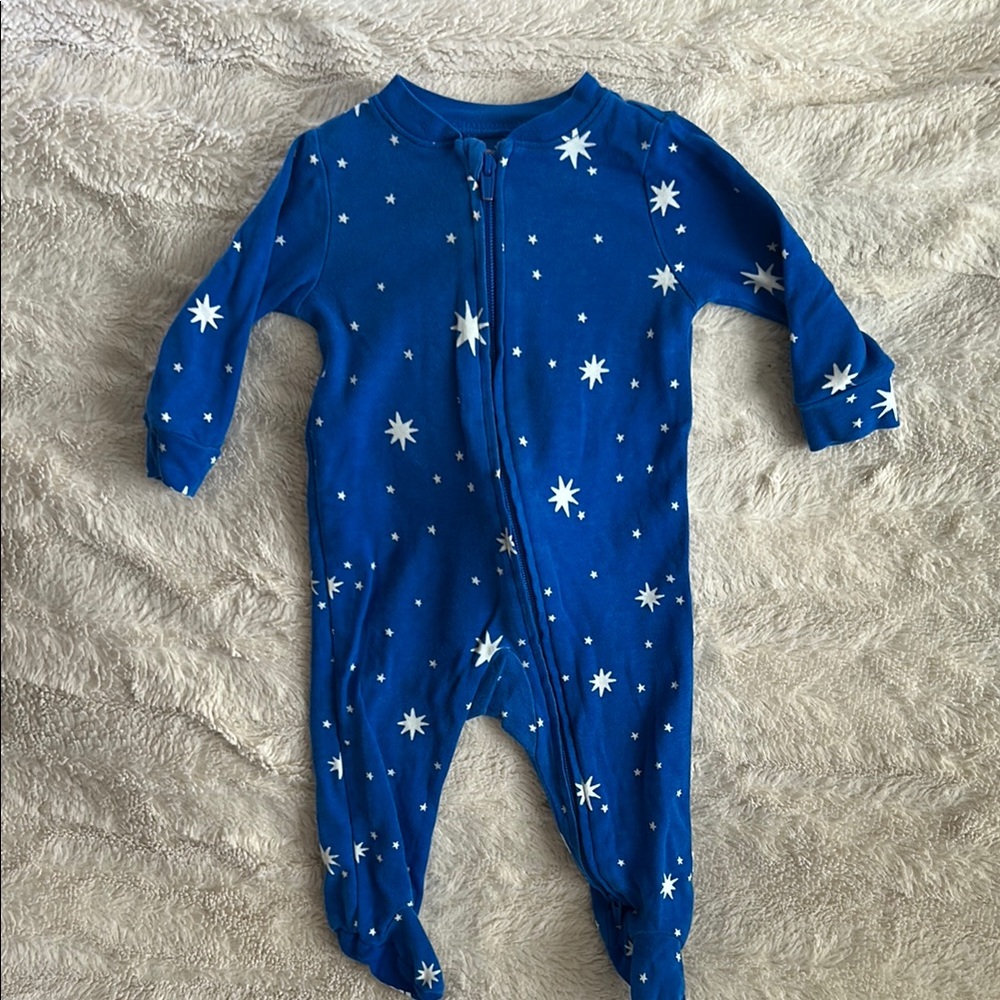 Blue Starry Kids One Piece